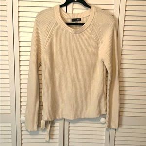 KUT from the Kloth Ivory knit sweater